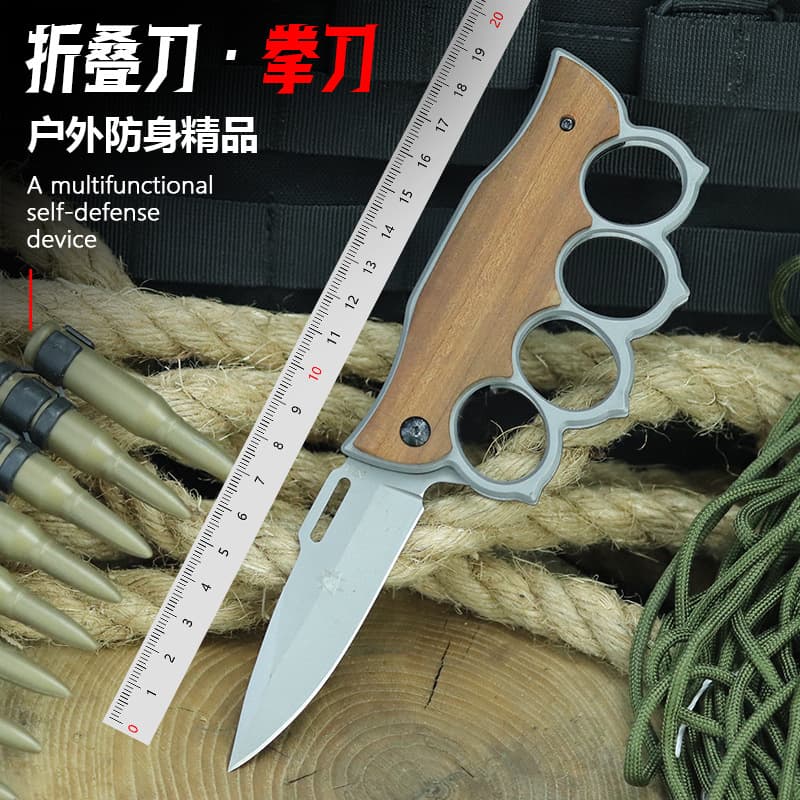 Cross-border Source Factory Self-Defense Knife Sharp Outdoor Survival Knife Outdoor Camping Portable Knife Mountaineering Adventure Survival Knife