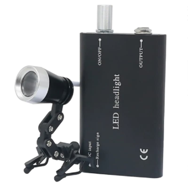 Dental LED Headlight Medical Surgical Adjustable 3W Headlight Oral Magnification Headlamp Battery Power Supply