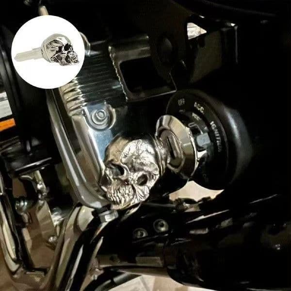 New Cross-Border Trendy Novelty Skull Keychain Accessory - Fashionable Funny Skull Key Accessory