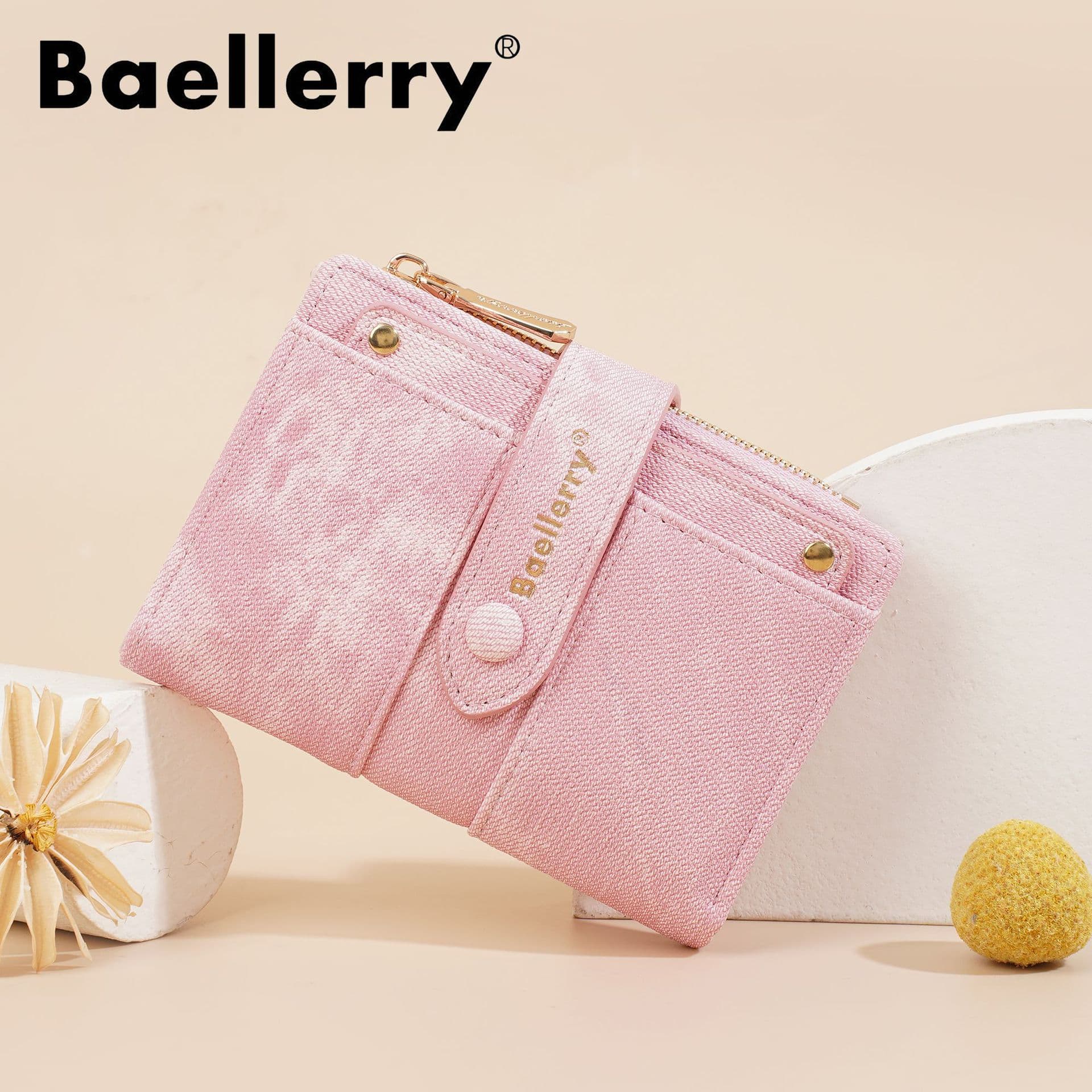 New Canvas Leather Women's Wallet Premium Style Ins Fashion Student Wallet Card Holder All-in-One Small Wallet