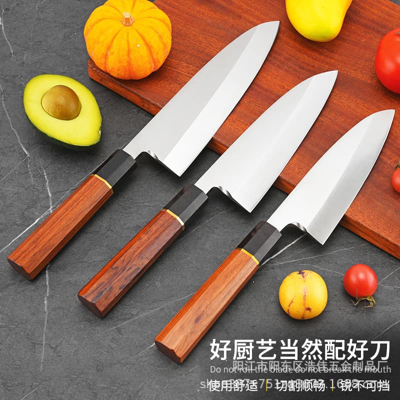 Fish Head Knife Japanese Style Sashimi Knife Salmon Knife Boning Knife Fillet Knife Professional Fish Processing Knife