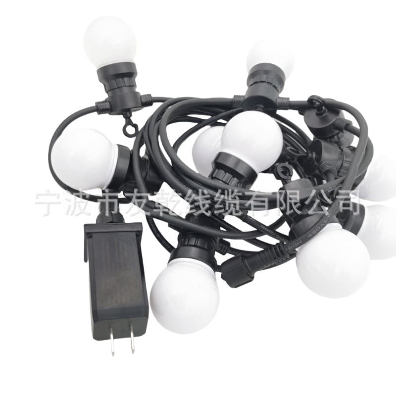 Factory Supply 5m 10-head G50 Colored Bulbs Integrated Power Cord Yuyao 00100 Youqian Others