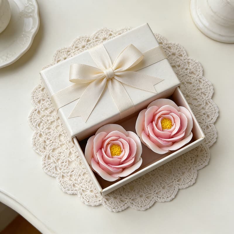 Valentine's Day G1 Rose Scented Candle Silicone Mold DIY Rose Resin Plaster Ornament Mold