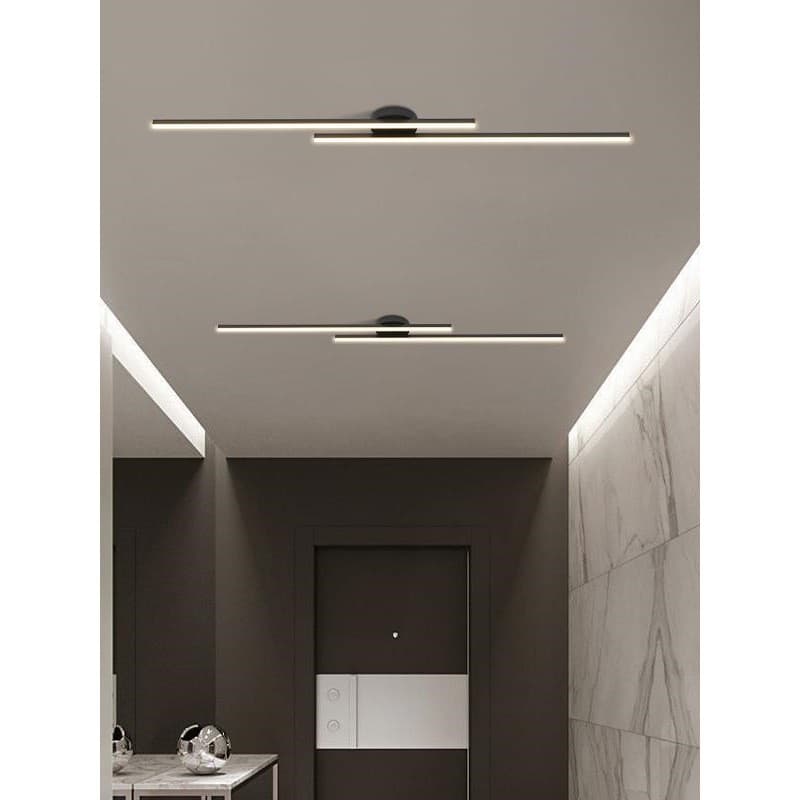 Nordic Long Strip Ceiling Light, Luxury Cloakroom Hallway Simple Modern Corridor, Creative Balcony Entryway Porch Lamp