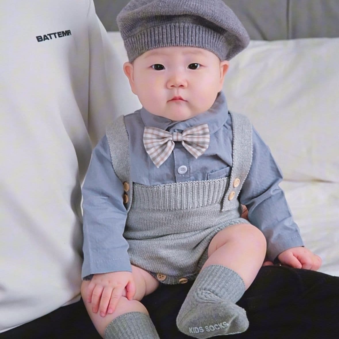 Baby Master Clothing Spring and Autumn Style Baby Overalls Suit Spring Full Moon 100th Anniversary Infant Clothing Fashionable