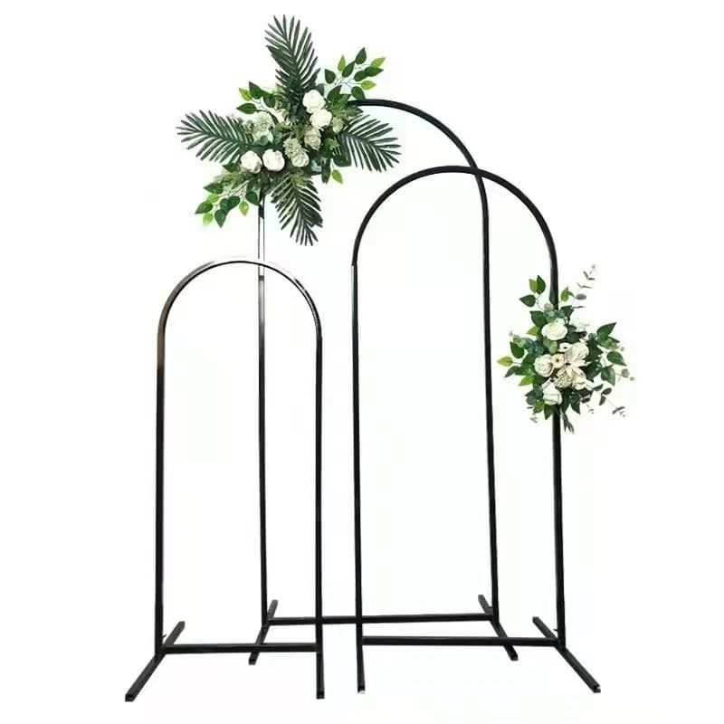 Wedding Props Balloon Arch Stand Stage Background Welcome Decoration Aisle Guide Wedding Wrought Iron Flower Stand Arched Door