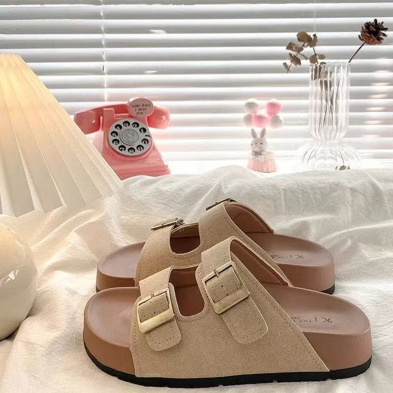 2026 Trendy Premium Birkenstock Sandals for Women Summer Outdoor Fashion Thick Sole Elevated Casual Slippers