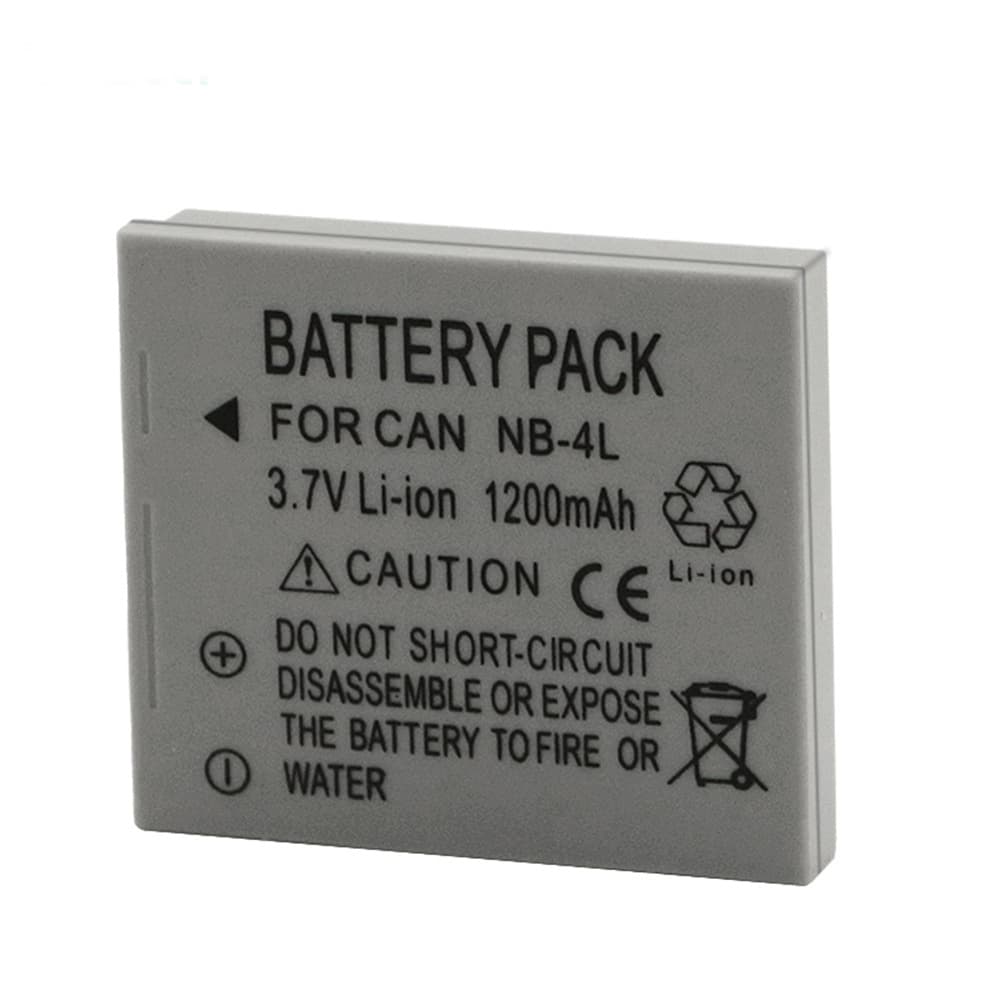 Compatible with Canon NB-4L Digital Camera Battery, Canon Full Decode Lithium Battery with Power Display, Factory Wholesale