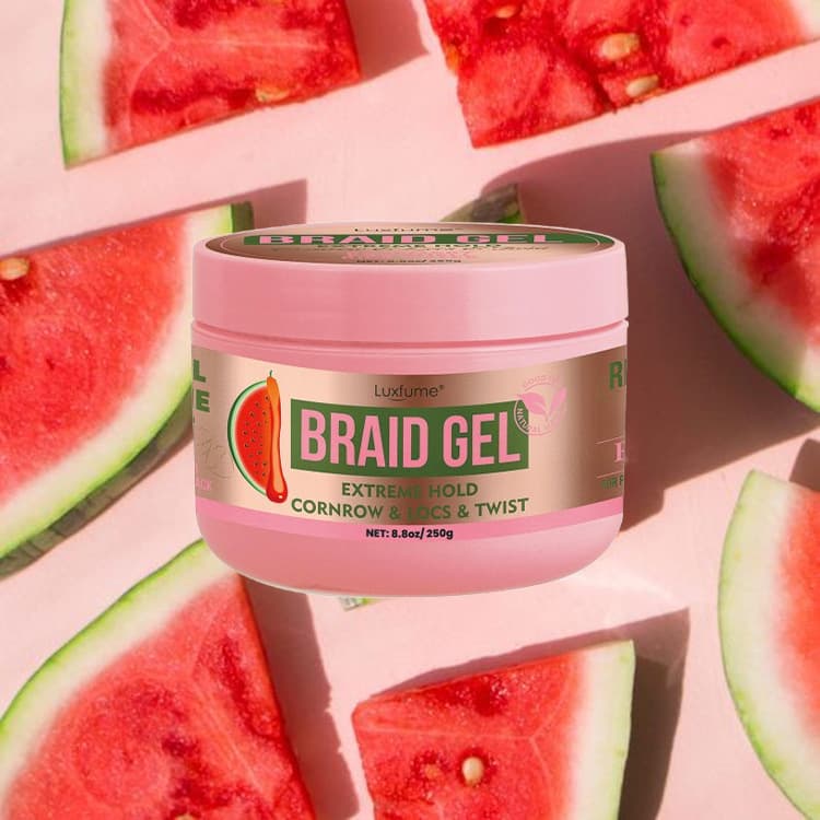 Cross-border new product Braiding Gel, moisturizing, hydrating and shiny long-lasting braid hair wax, ready for sale