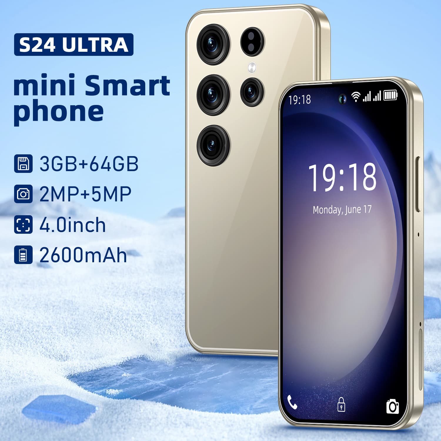 S24 ULTRA new cross-border mini mobile phone smart Android all-in-one mobile phone foreign trade factory spot delivery