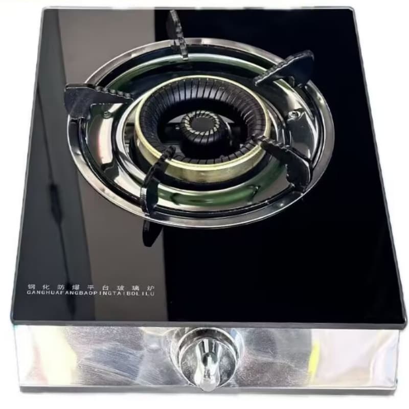 Home Gas Stove, Stainless Steel, Classic Model, Single Burner, Energy-Saving, Tabletop, Safety Protection, LPG Gas Stove, High Flame Stove