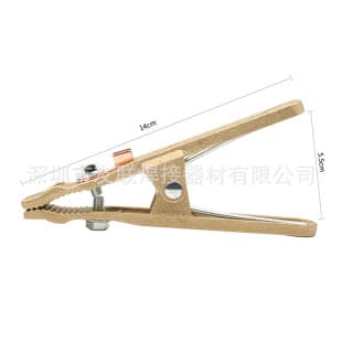 260A Pure Copper Thickened Cutting Machine Argon Arc Welding Plasma Ground Clamp Welding Pliers Copper Grounding Cross-border Exclusive