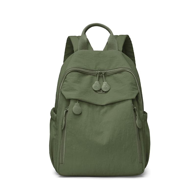 High-Quality Backpack for Women 2026 New Style Ladies Double-Shoulder Bag Casual Multi-Pocket Travel School Bag Simple Lightweight Nylon
