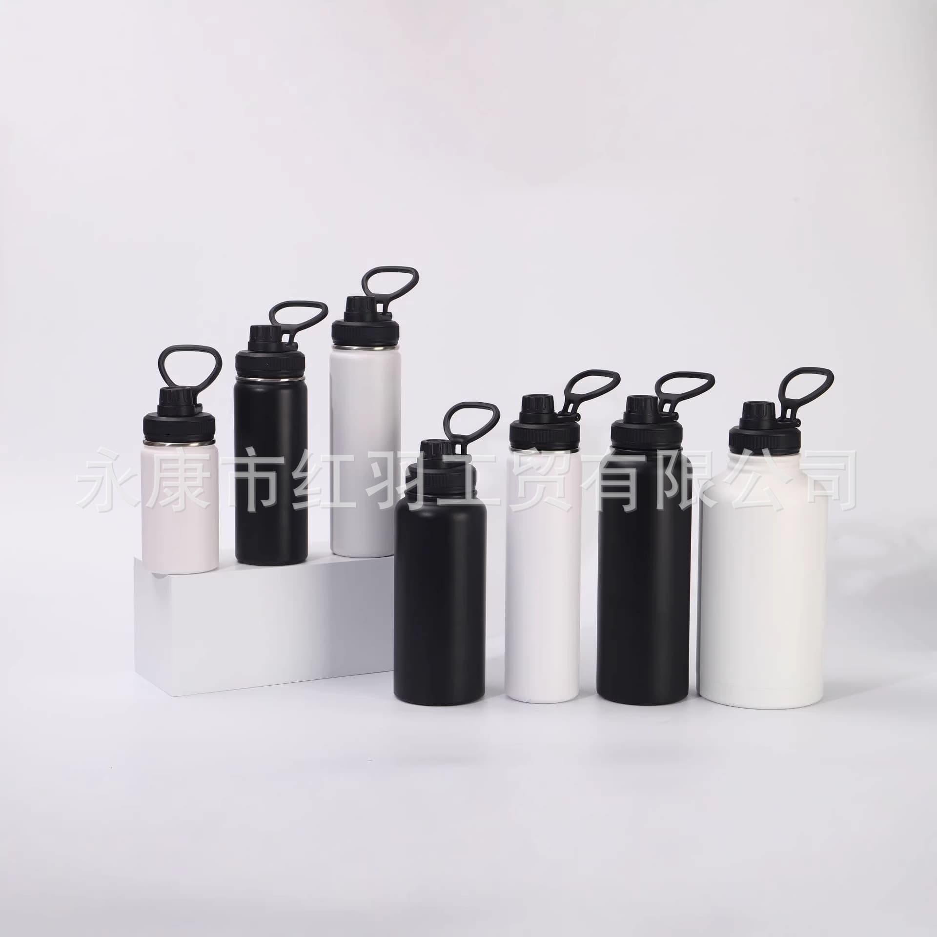 Cross-border spot 304 stainless steel space pot double-layer vacuum insulated cup large capacity outdoor sports water cup wholesale