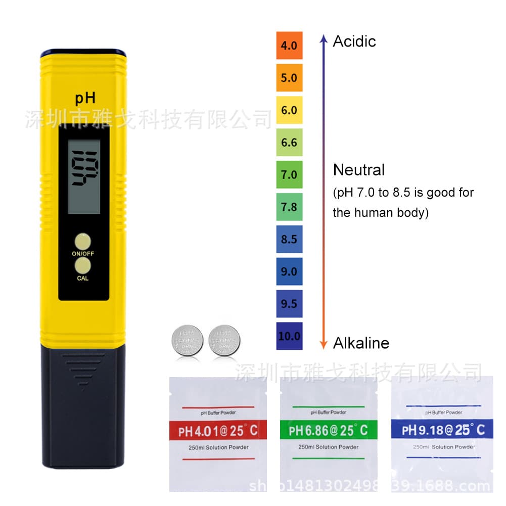 A large number of spot portable pH meter testing pen pH meter ph02 acid and alkali aquatic fish tank Ph pen water quality testing pen