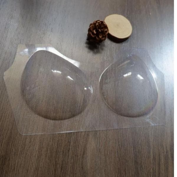In-stock Bra Support Cup Tray, Plastic Suction Cup Tray for Bra Cup Shape Retention, Transparent Bra Cup Tray Packaging