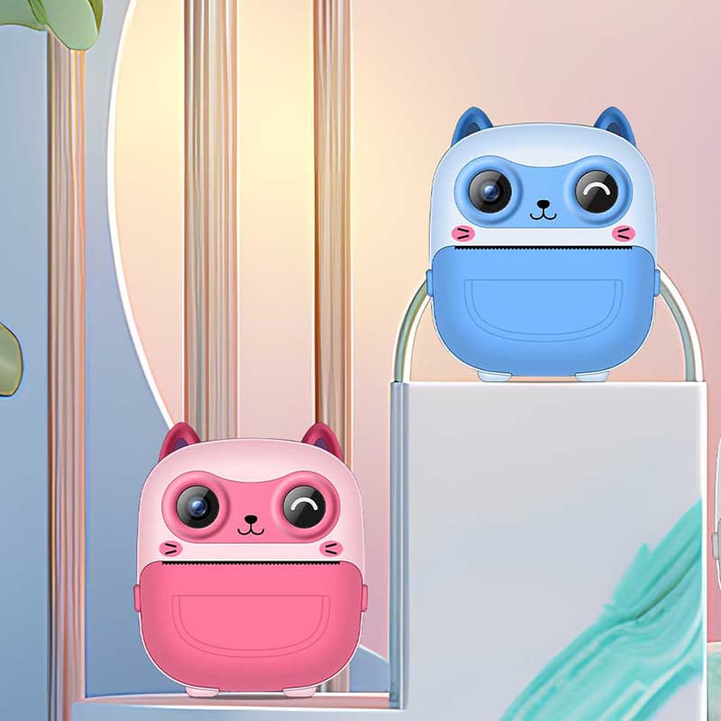 New Product Kids Instant Digital Camera, Cute Cartoon Mini Children Toy, HD Print Camera Gift