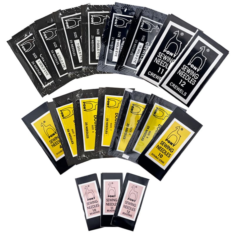 Factory direct sales Indian PONY horse brand hand sewing needles, sewing needles, embroidery needles, beading needles, beading needles embroidery