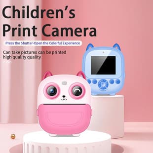 Cross-Border S5 Children's Camera Handheld Photo Print Camera HD Outdoor Game Mini Toy Polaroid Camera