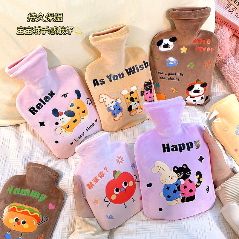 Hot water bag a piece of annotation plumbing belly large warm bed with cute hand warmer home warm handbag wholesale