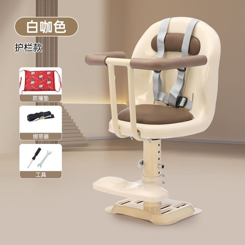 Electric vehicle front seat child seat, electric car baby seat, baby motorcycle child safety stool factory