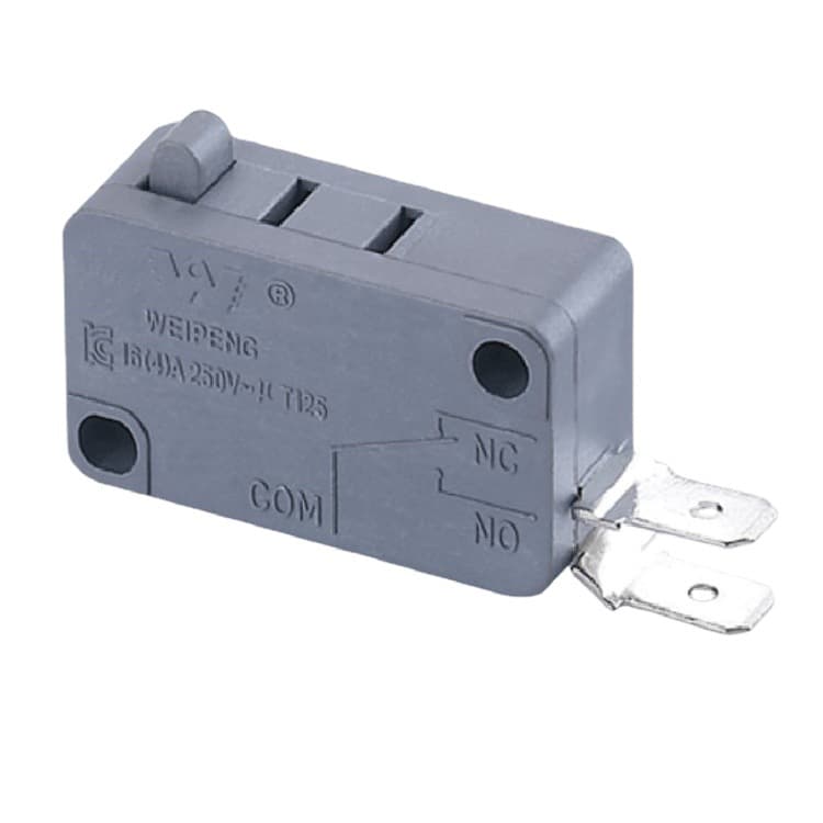 High-quality, high-power 12A 250V tactile micro switch, 2-pin push-button micro switch.