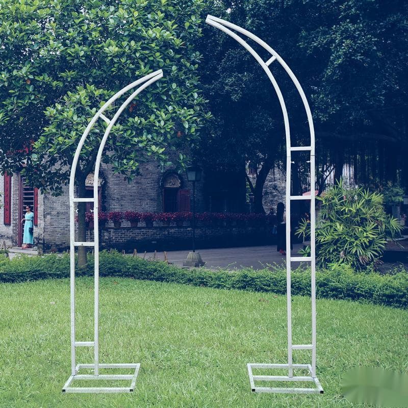 Wedding Arch Floral Arrangement Outdoor Courtyard Wedding Floral Arch Flower Stand Props Moon Gate Frame