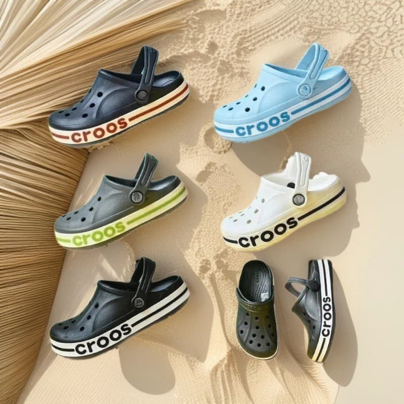 Cross New Beiya Crocs Kaluoban Summer Couple Outdoor Casual Non-slip Closed-toe Sandals Breathable