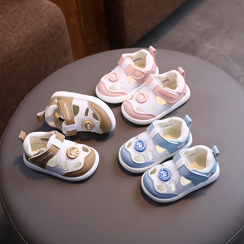 Toddler Shoes Baby Sandals Boys New Walking Shoes Summer Baby Girls Shoes Soft Sole Infant Function Key