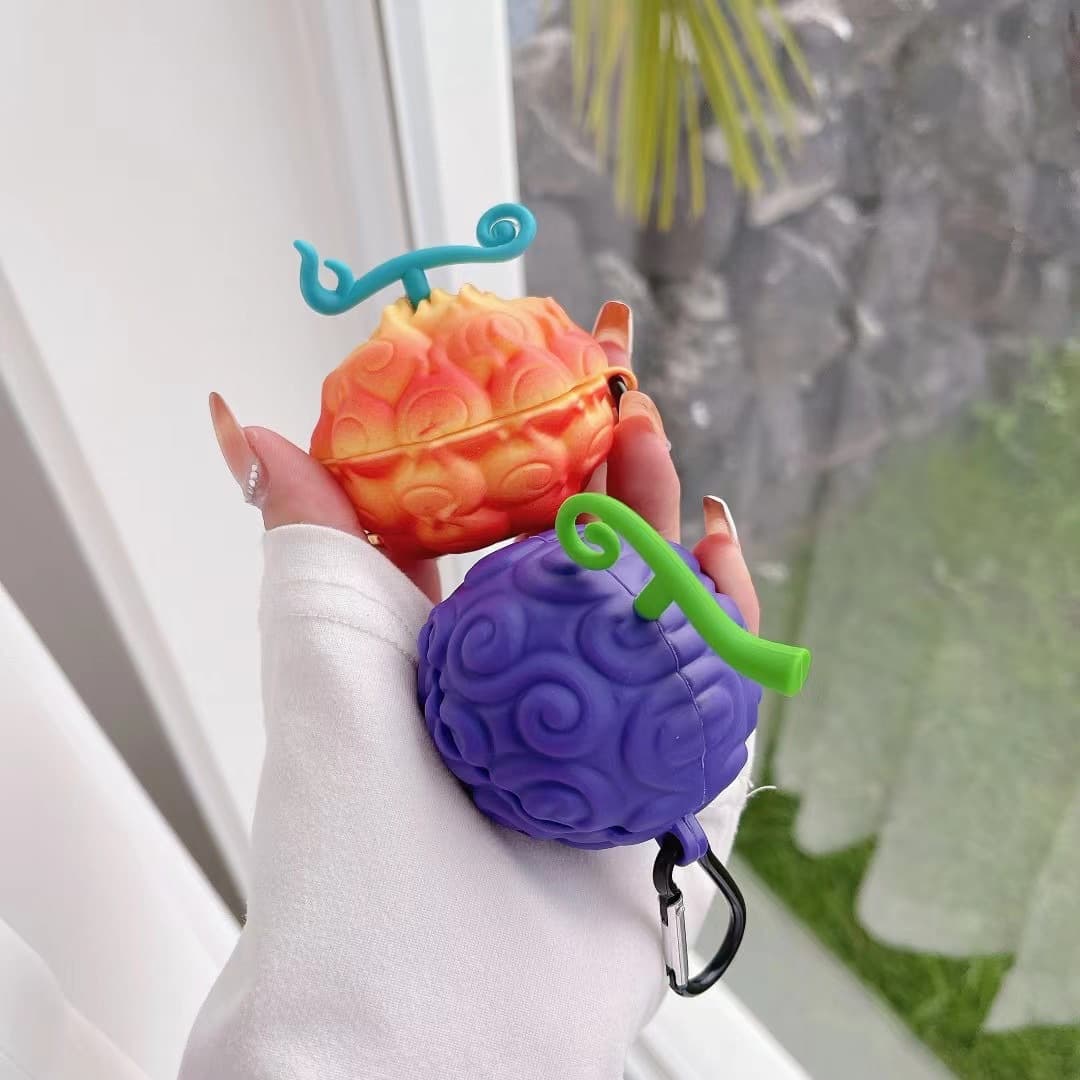 For Samsung Buds 2 Pro Wireless Bluetooth Headset Protective Case Silicone Stereo Purple Orange