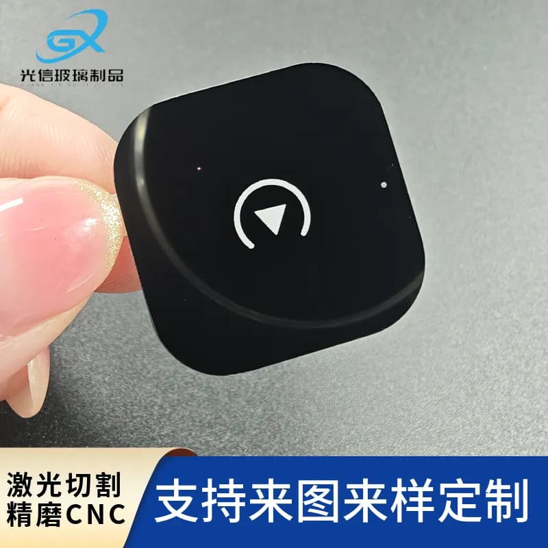 Factory provides custom processing of camera glass, screen printing, button printing, window glass panels, display screens, and tempered glass based on provided drawings.