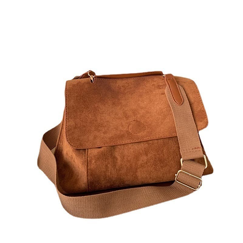 Casual Women's Bag, Fashionable and Versatile, Matte Texture, Large Capacity, School Style, Shoulder and Crossbody Bag