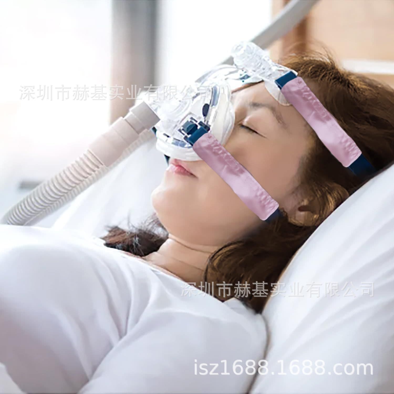 Satin CPAP Anti-Pressure Pad Mask Face Cushion Non-Pressure CPAP Strap Cover Facial Pad Protection Pressure Relief