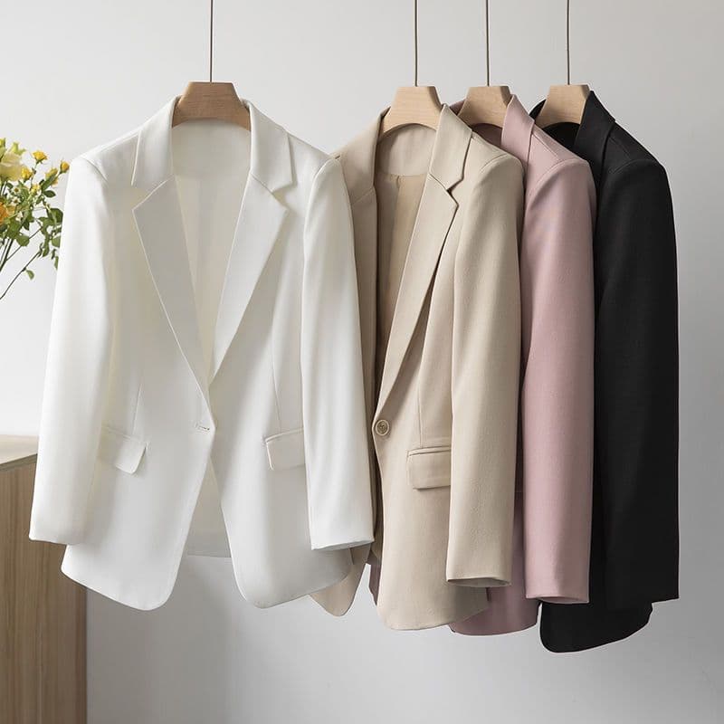 Black blazer women's short 2026 spring new internet celebrity versatile fashion slim student trendy suit