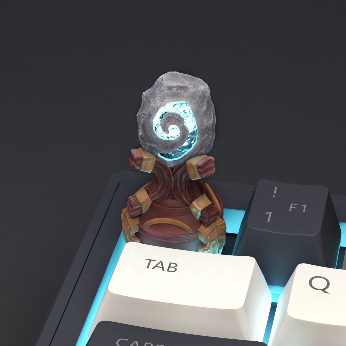 Hearthstone Keycap Art Resin Keycap Mechanical Keyboard Custom 3D Keycap ESC