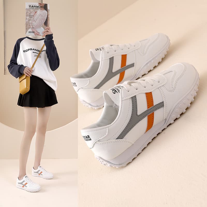 Forrest Gump Shoes Women's 2024 New Spring/Autumn Bestseller Casual Sneakers Sports Shoes, Little White German Training Shoes Women DY311