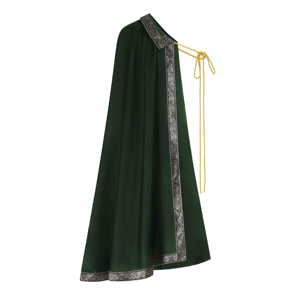 Medieval Renaissance Lace Short Knight Cape Cosplay Costume Cross-border Vintage Retro Cape Halloween Factory