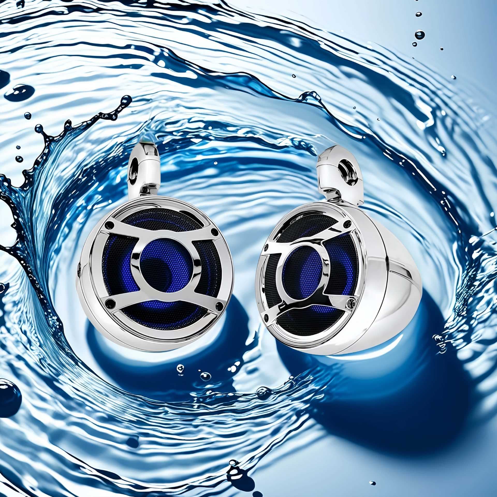 Premium Harley 4-Inch High-Quality Motorcycle Speaker Pair 97DAB