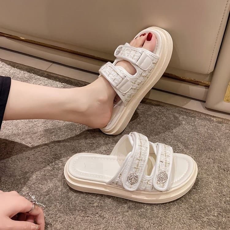 Fairy-Style Platform Sandals for Women Summer 2026 New Style, Lightweight and Comfortable for Dresses, French One-Strap Slides