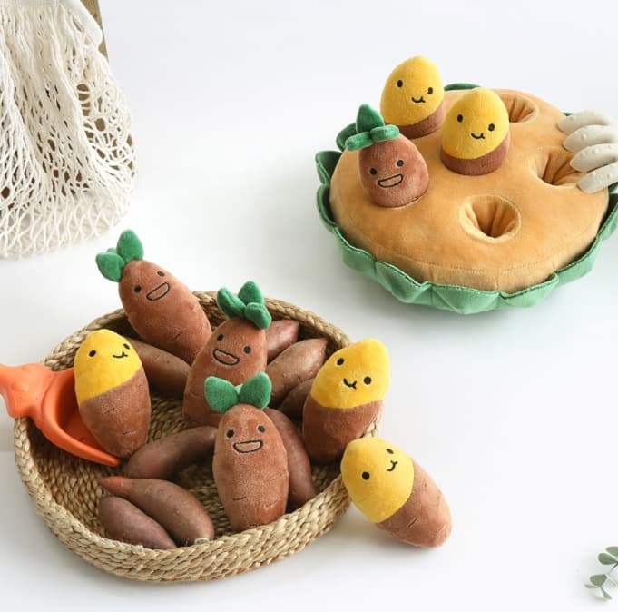Dog Sweet Potato Toy Interactive Toy Cute Pet Accessories