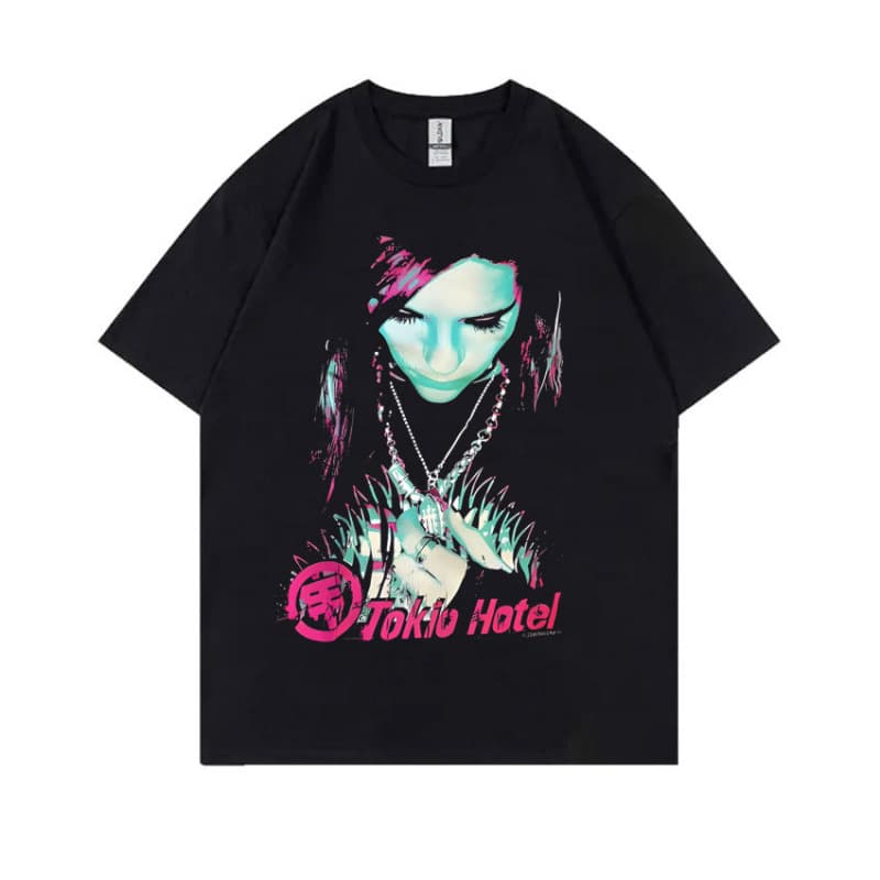 [Cross-border European code] Tokio Hotel Graphic T-shirts Bill Kaulitz Tom Ka