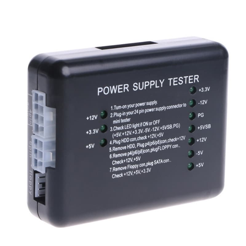 Supply Computer Power Supply Tester ATX Power Diagnostic Tester PC Case Power Supply Tester