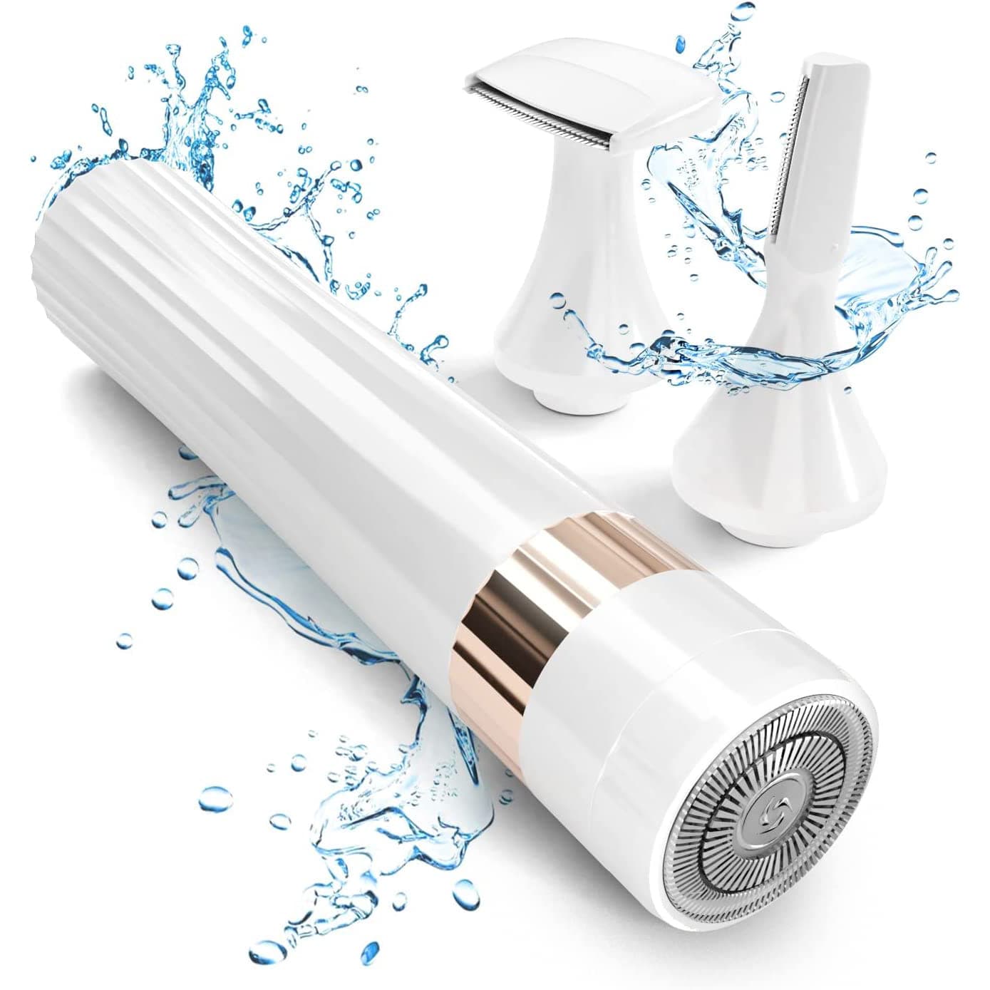 3-in-1 women's shaving and trimming set for armpit hair, leg hair, body hair shaving epilator, eyebrow trimmer, washable US