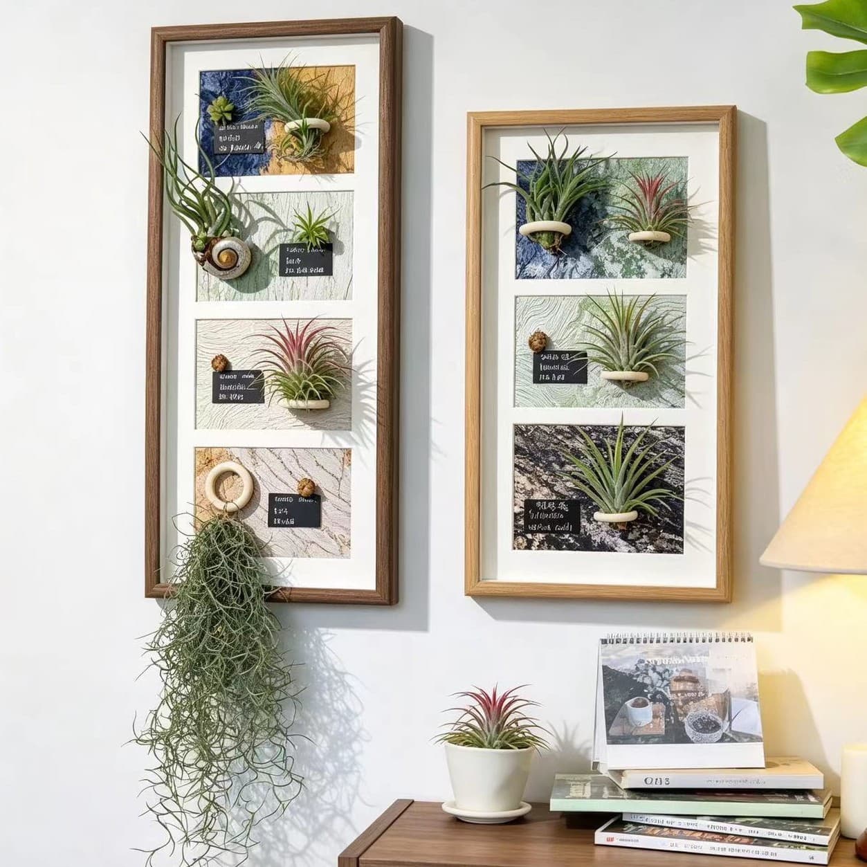 Air Plant Picture Frame Vintage Frame Living Room Study Display Frame DIY Decoration Wall Mount Magnetic Frame
