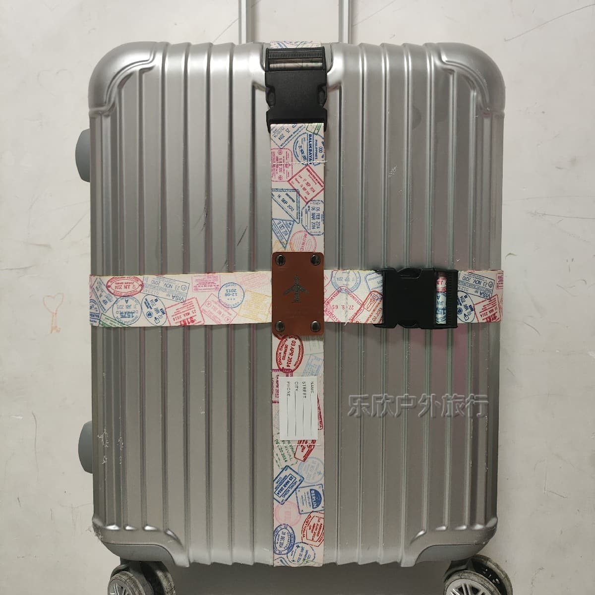 2024 New Reinforced Luggage Straps for Suitcase Tie-Down Travel Packing Cross Straps Travel Accessories Cross-Border