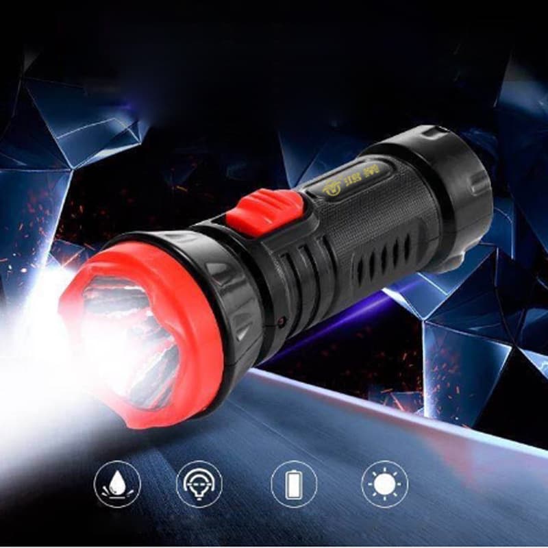 Factory Direct LED High Brightness Floodlight Emergency Flashlight Waterproof Outdoor Camping Large and Small Flashlight