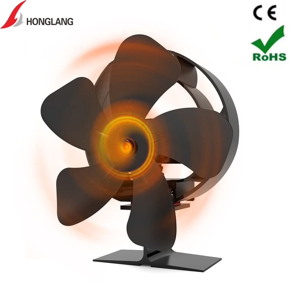 Amazon Bestselling European and American Home Fireplace Fan with Oscillating Motion, No Electricity Required