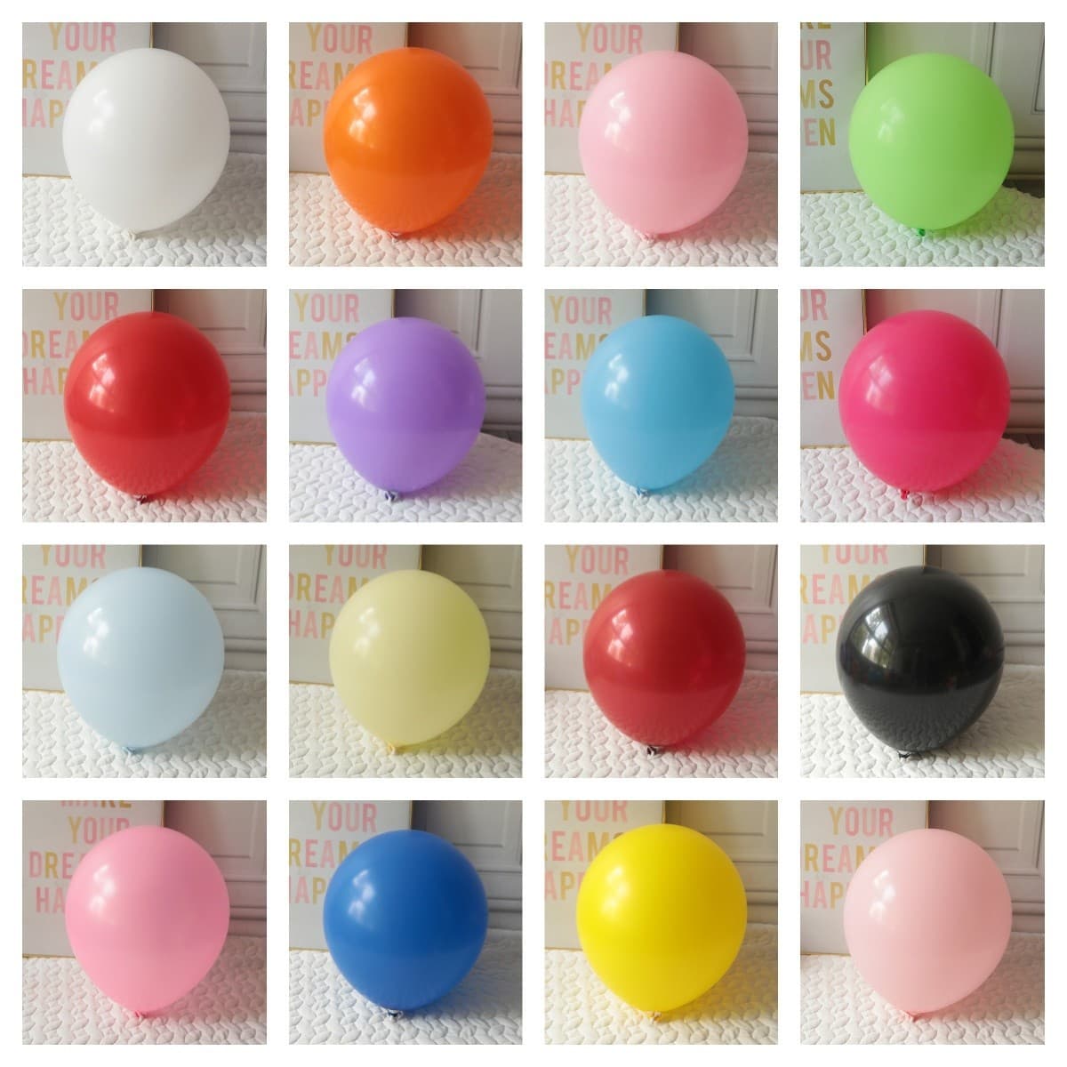 18-inch Matte Balloons Round Wedding Birthday Decoration Thickened Balloons