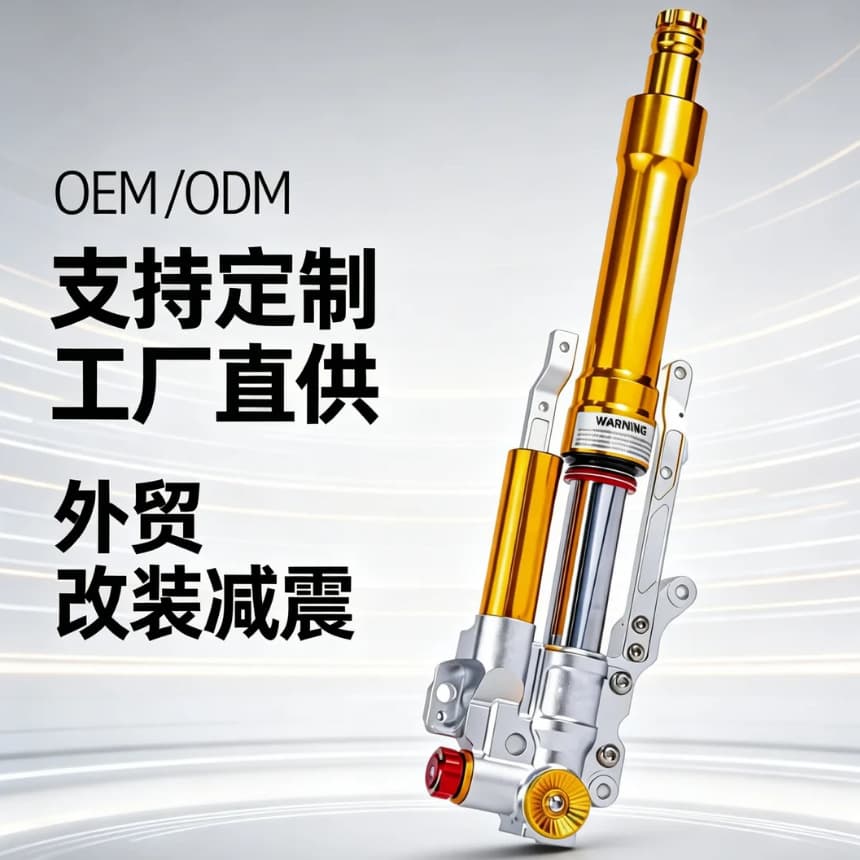 Front Shock Absorber for Motorcycle Rebound and Compression Dual Adjustable, for Export, Front Fork, Front Suspension