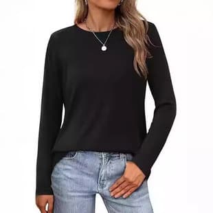 European and American Women's Tops Outerwear Undershirt Women's High-End Loose Round Neck Winter Plus Size Milk Silk Inner T-Shirt